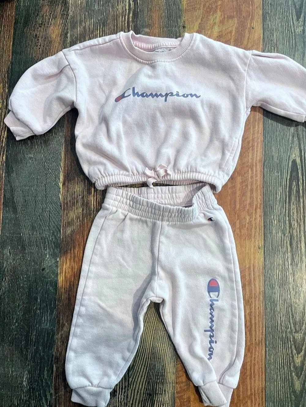 Champion Infant/Toddler Fleece Sweatshirt and Jogger Set Infant